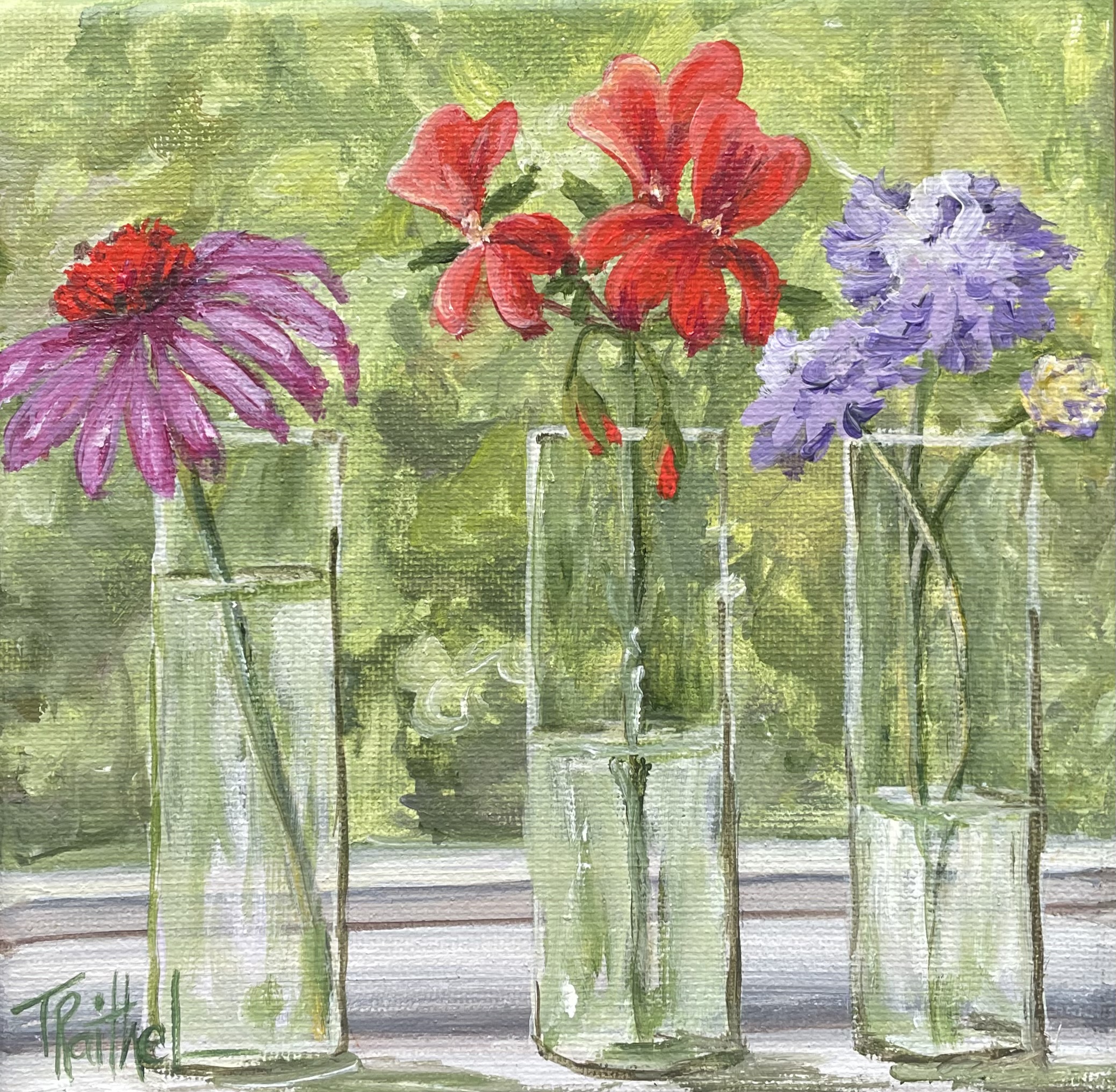 Three Bud Vases