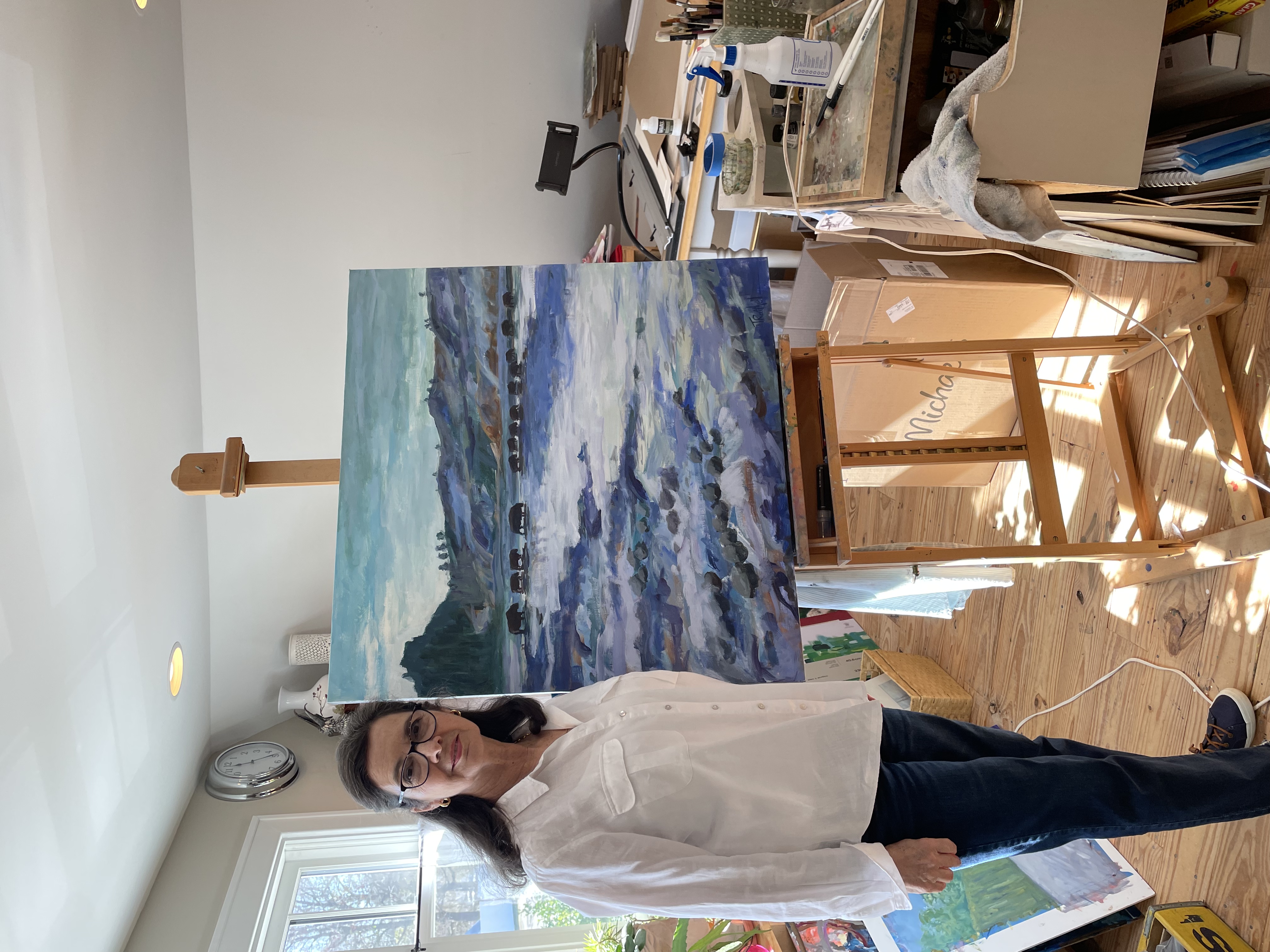 Tenley in her studio